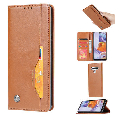 قاب گوشی تلفن همراه ال‌جی ضد ضربه Tpu Leather Exquisite OEM Customized