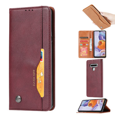 قاب گوشی تلفن همراه ال‌جی ضد ضربه Tpu Leather Exquisite OEM Customized