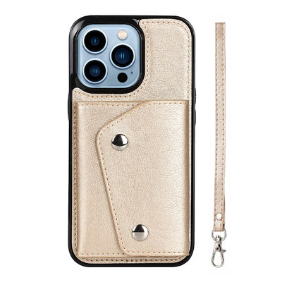 OEM Pu Phone Pouch Case ضد آب قاب گوشی موبایل مغناطیسی
