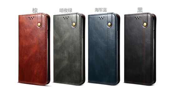 قاب گوشی نفیس چرم اصل آیفون قاب گوشی کیف پول لوکس ضد آلودگی