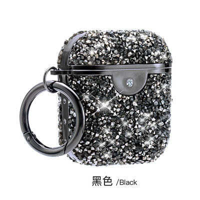 پوشش محافظ هدفون Rhinestone Earbud Storage Case Diamond