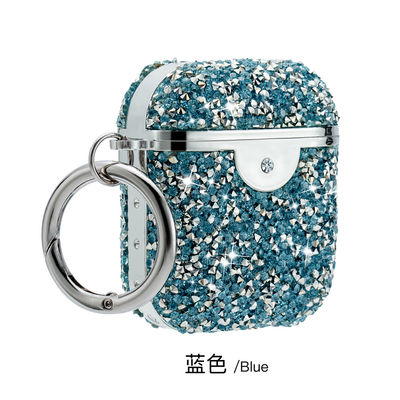 پوشش محافظ هدفون Rhinestone Earbud Storage Case Diamond