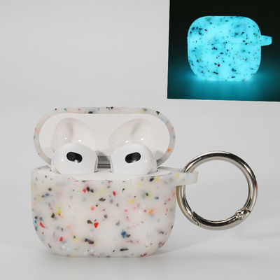 پوشش قاب هدفون بی ضرر قاب سیلیکونی درخشان Airpods Pro