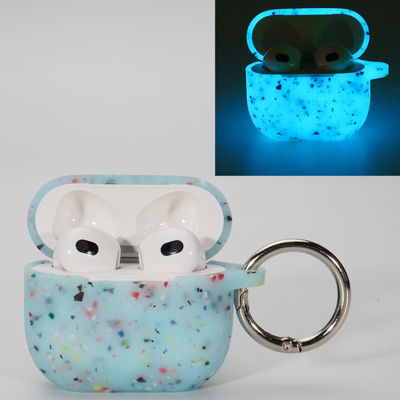 پوشش قاب هدفون بی ضرر قاب سیلیکونی درخشان Airpods Pro